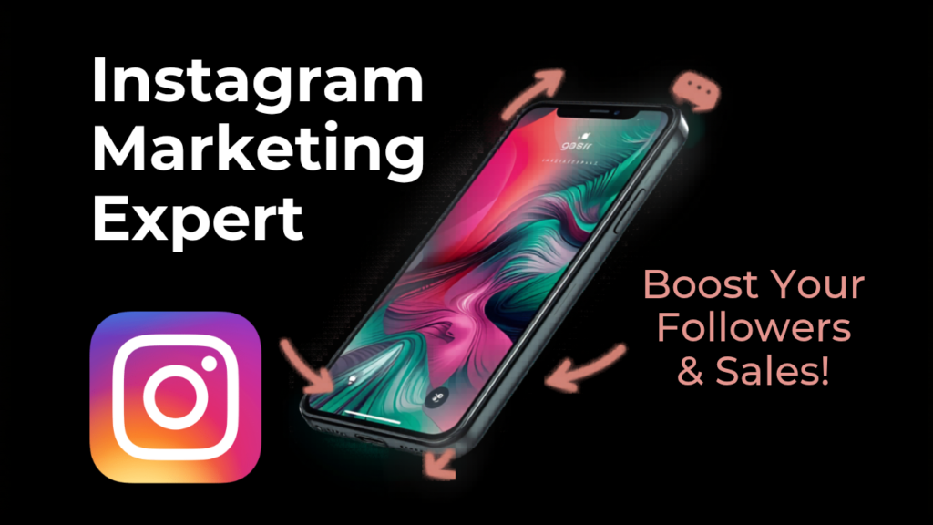 Instagram marketing expert Fiverr gig thumbnail for social media growth and engagement