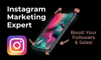 Instagram marketing expert Fiverr gig thumbnail for social media growth and engagement